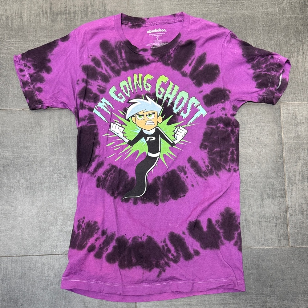 Nickelodeon Purple & Black Danny Phantom 'I'm Going Ghosty' Tee